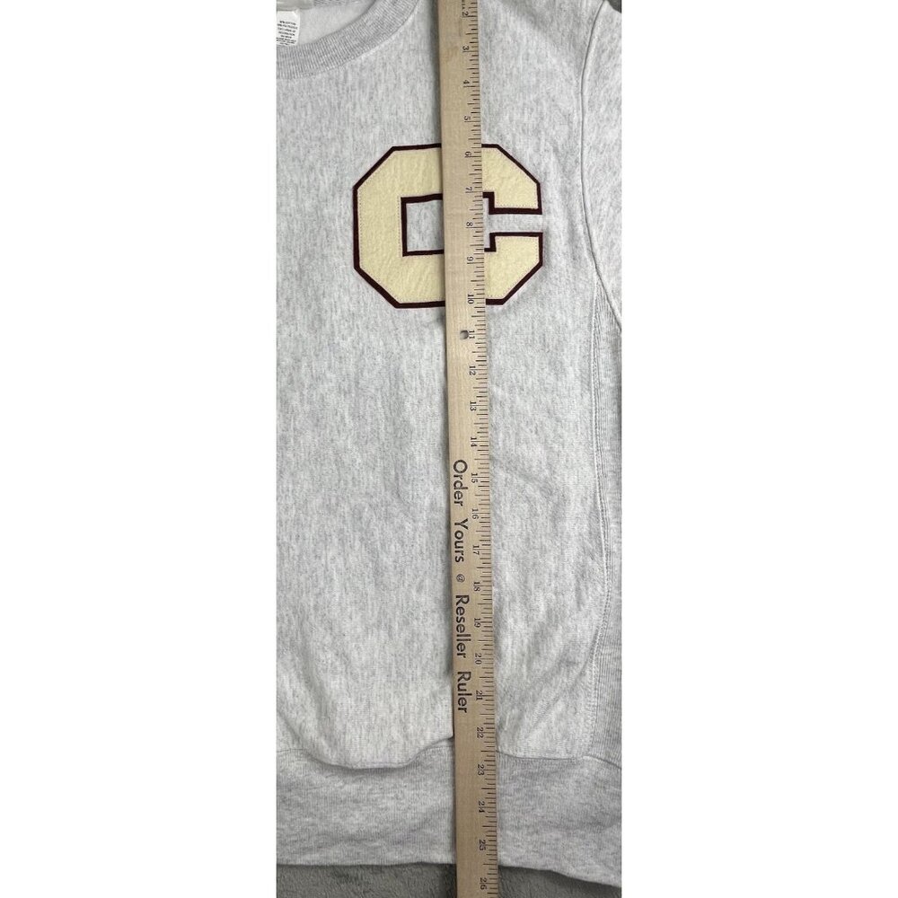 Vintage Champion Reverse Weave Sweatshirt Mens Small Gray Fleece Heavyweight - Picture 6 of 9